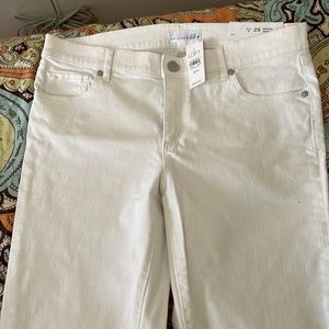 Loft modern boot white jeans. New with tags.